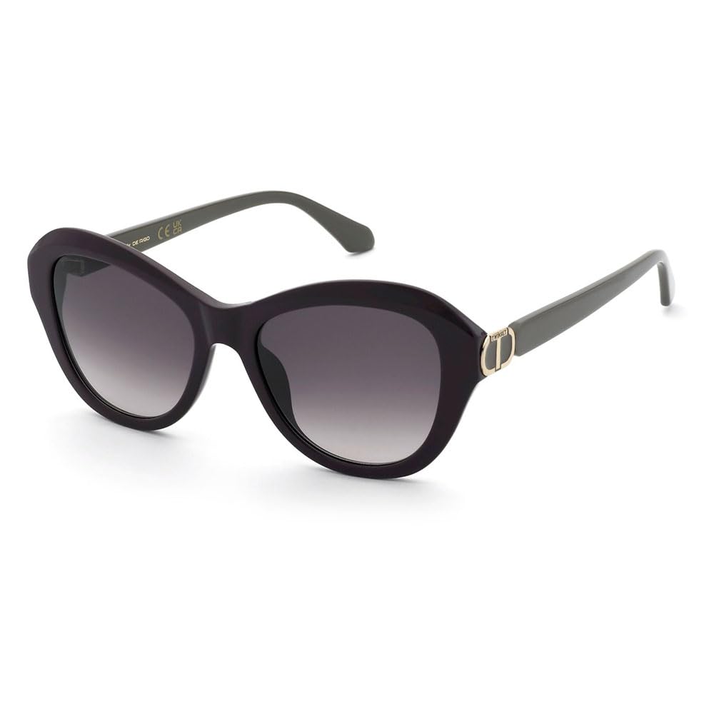 Twinset, SUNGLASSES, STW097-54-09FD, SHINY FULL PLUM, Female