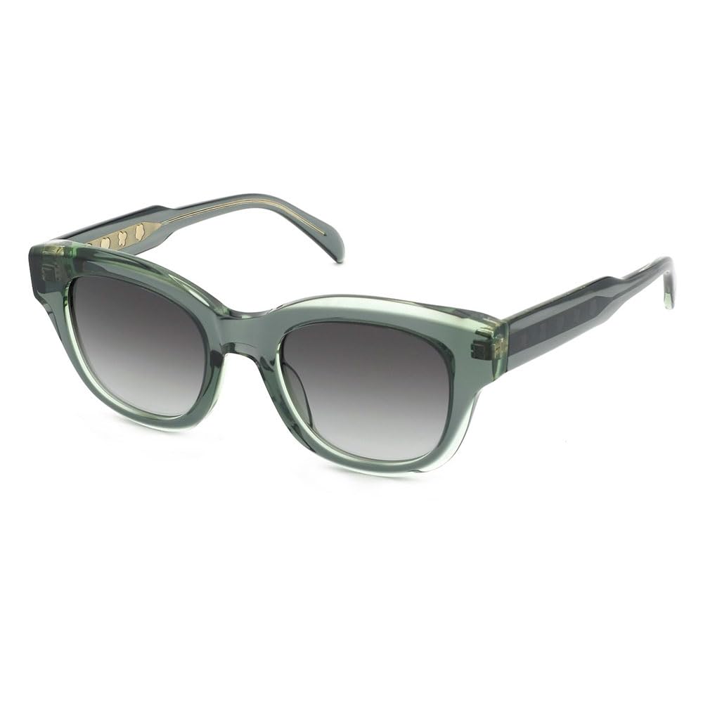 Tous, SUNGLASSES, STOC82V-50-06RN, DARK GREEN TOP+LIGHT GREEN, Female
