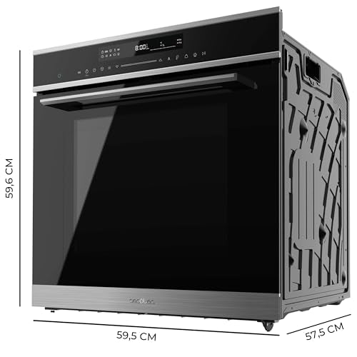 Cecotec Horno Microondas Integrable 60x60cm Bolero Hexa MWO706000 Line. 2880W, 72L de Capacidad, 13 Funciones con Pizza Master, Defrost, Electronic Timer