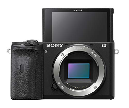 Sony Cámara sin espejo Sony Alpha 6600 | APS-C (enfoque automático rápido de 0,02 s, estabilización óptica de imagen de 5 ejes en la carcasa)
