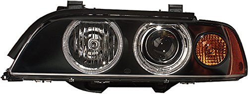 HELLA 1LL 008 053-601 FF/asimétrica/Halógena/DE-Faro principal - por ej. BMW 5 (E39) - ECE - para circulación por la izquierda - derecha