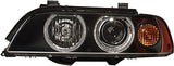 HELLA 1LL 008 053-601 FF/asimétrica/Halógena/DE-Faro principal - por ej. BMW 5 (E39) - ECE - para circulación por la izquierda - derecha