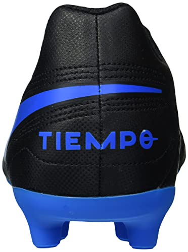 Nike Tiempo Legend 8 Elite Fg - Botas De Fútbol Unisex Adulto, Multicolor (Black/Black-Blue Hero 4), 40 EU, Par