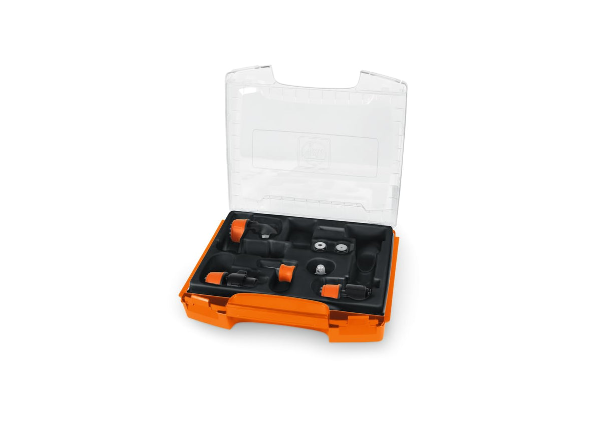 FEIN Set de accesorios QuickIN Metal,-BOXX72, para todas las atornilladoras a batería FEIN con alojamiento QuickIN, El relleno de la maleta ofrece además espacio para otros accesorios QuickIN.