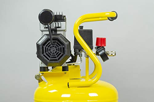 Stanley SXCMS1350VE Compresor Muy silencioso, 50 litros, Amarillo