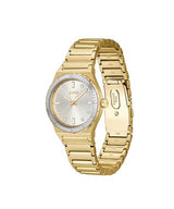 BOSS Reloj con Movimiento de Cuarzo de Tres Manecillas para Mujer Colección Candor Ladies Sport con Correa de Acero Inoxidable Oro Amarillo Claro - 1502789