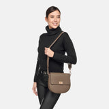 Geox D Flavie A, Bolsa Mujeres, Pardo