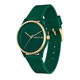 Lacoste Reloj Analógico de Cuarzo para mujer Colleción Crocodelle con Correa en silicona