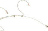 Pronomic Micrófono de Diadema HS-31 EA - Atención Accesorios: Solo Compatible con ciertos transmisores inalámbricos (no incluidos) - Incluye Protector de Viento y Adaptador Intercambiable - Beige