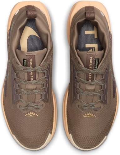 NIKE Pegasus Trail 5 Gore-Tex, Sneaker Mujer, Mink Brown Cannon Orange Chalk, 39 EU