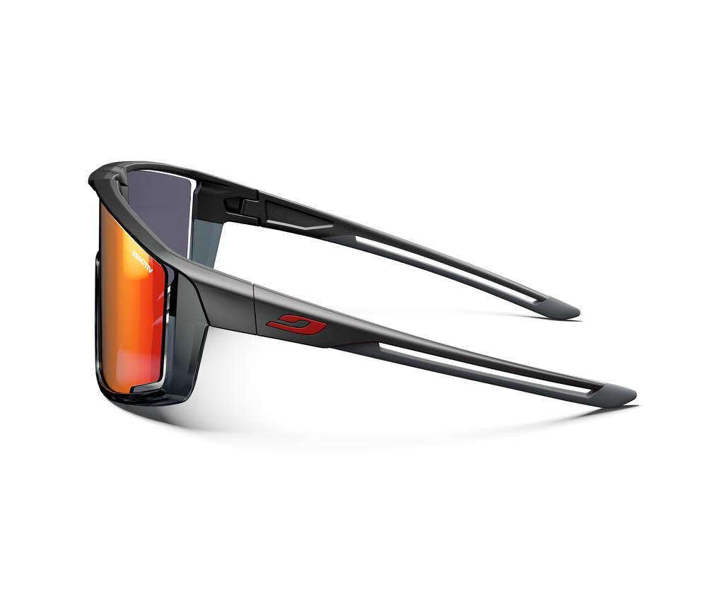 Julbo Fury Gafas de Sol, Negro/Negro, Talla única Unisex Adulto
