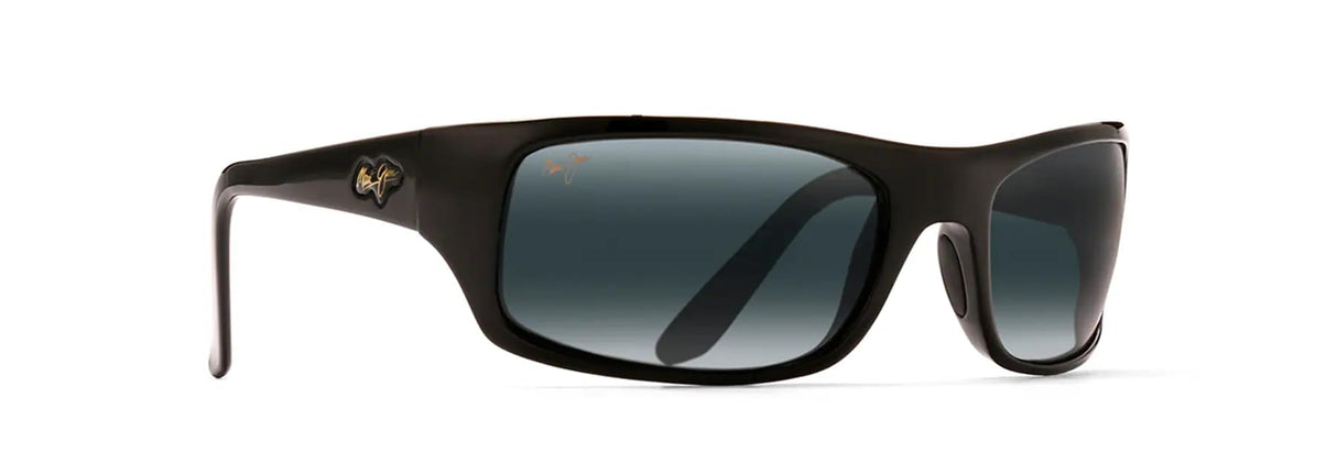 Maui Jim PEAHI Gafas, Gloss Black, 65/19/120 Unisex Adultos