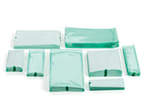 Eline-Bolsas Autoadhesivas para Esterilización por Vapor o ETO, en Papel y Film Médico, Tira Adhesiva Doble Cara y pliegue de cierre, Dimensiones Externas/Internas mm: 90x165/68x150, 2400 uds (12x200)