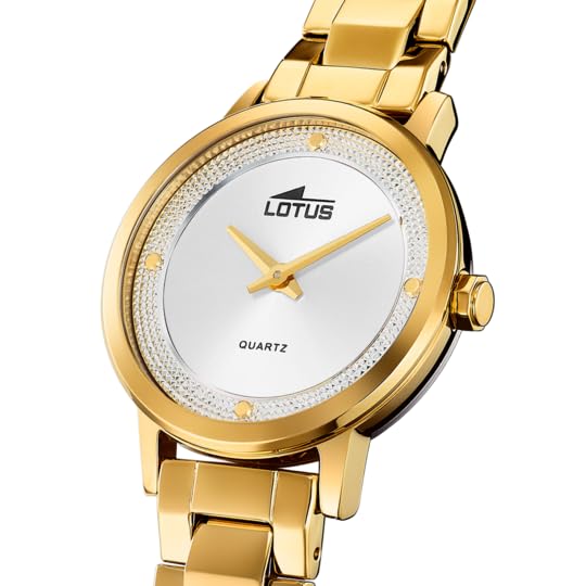 Reloj Lotus para Mujer 18893/1 Trendy Caja de Acero Inoxidable 316l Dorado Correa de Acero Inoxidable 316l Dorado
