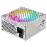 Asus ROG Loki SFX-L 850W Platinum White Edition Fuente de Alimentación Modular (80+ Platinum, Ventilador ARGB PWM de 120 mm, Aura Sync, Compatible con ATX 3.1, PCIe 5.1, 10 Años de Protección)