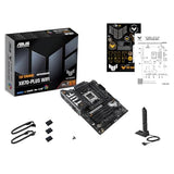 ASUS TUF Gaming X870-PLUS WiFi - Placa Base AMD ATX, 16+2+1(80A) etapas de Potencia, DDR5, PCIe 5.0 Compatible con GPU de última generación, 4X M.2, WiFi 7, USB4, USB 20 Gbps con PD Fast Charge