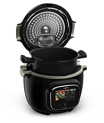 Krups CZ912815 Cook4Me Touch Multicooker, Plástico, Negro