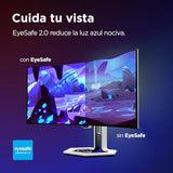Lenovo Legion Pro 34WD-10 – Monitor Curvo Gaming WQHD 34" OLED (240 Hz, 0.03 ms MPRT, 21:9, HDMI 2.1 + DP 1.4, AMD FreeSync Premium Pro, VESA 100 x 100 mm) Soporte Inclinación/Altura/Giro – Blanco