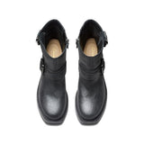 Clarks Hebilla Rebelle, Botas de Moda Mujer, Black Wlined Lea, 35.5 EU