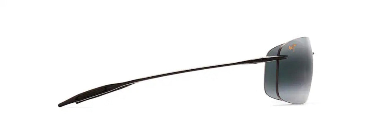 Maui Jim BREAKWALL Gafas, Gloss Black, 63/13/127 Unisex Adultos