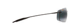 Maui Jim BREAKWALL Gafas, Gloss Black, 63/13/127 Unisex Adultos