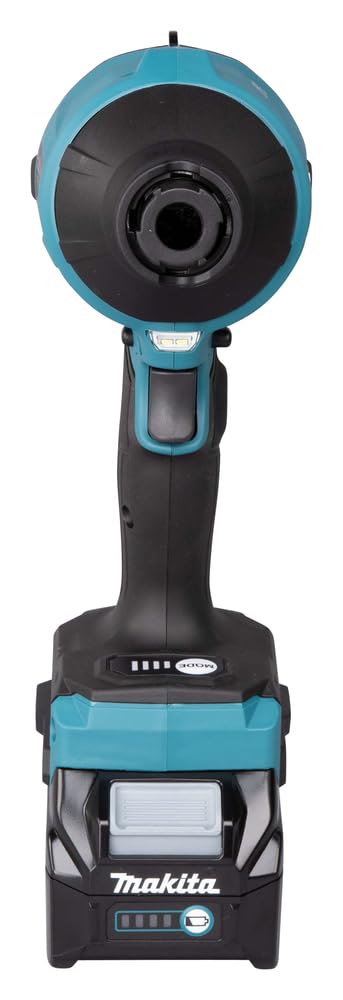 Makita AS001GA102 - Soplador de batería (40 V, máx. 2,0 Ah, 1 batería + Cargador en Bolsa de Transporte), Color Azul