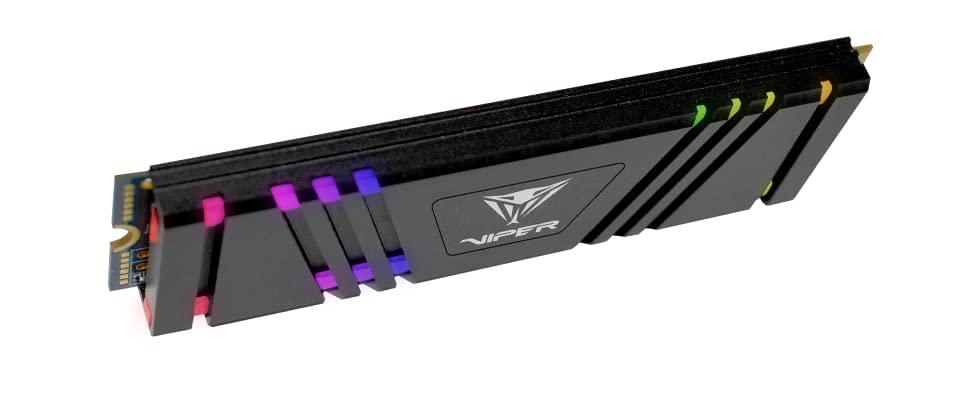 Patriot Viper VPR400 M.2 2280 PCIe Gen4x4 1TB - Unidad de Estado sólido RGB iluminada RGB