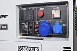ITCPower - Generador eléctrico diésel monofásico e insonorizado con potencia máxima de 6000W, dispone de ATS - Especial apoyo solar, depósito de 28L. DG8000SE-LRS