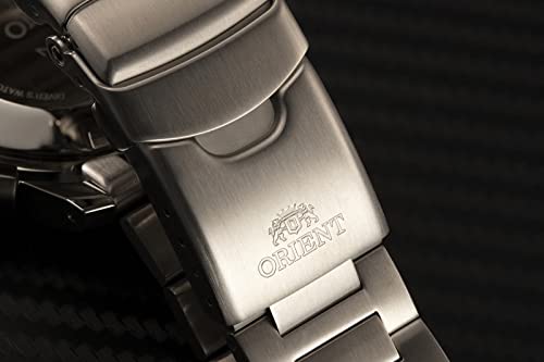 Orient M-Force - Reloj de Pulsera automático para Hombre, Cuerda Manual, mecánico, Deportivo, Metálico., Pulsera