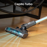 Hisense HVC6464A Aspirador Escoba sin cable, 25.2V, autonomía hasta 60 minutos , indicador LED de carga, accesorios para aspirar y fregar suelos con cepillo mopa