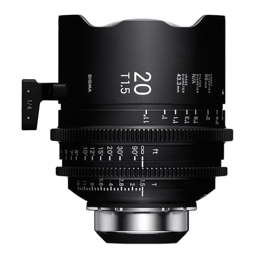 Sigma Lente Cine 20 mm T1.5 FF High Speed Prime, Canon EF