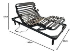 DUÉRMETE ONLINE - Pack Cama Eléctrica Articulada Reforzada Ergomedic Pro + Colchón Sanitario Sanipur + Barandillas INOX, 90x190