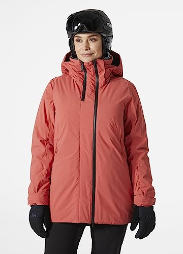Helly-Hansen Womens W Nora Long Insulated Jacket, Rojo, XS