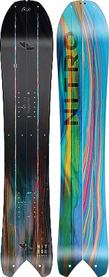 Nitro Tabla de Snowboard para Mujer, Squash Split W BRD ´24, Tabla de splitboard, Tapered Swallowtail splitboard, Camber Verde