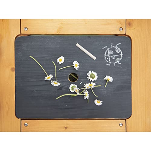 JANOD Muddy Lab-Cocina Infantil de Madera FSC-10 Accesorios-Juego de Imitación Exterior para Niños-A Partir de 3 Años, J06632, Color Azul Cielo/Gris, 77 x 35 x 95 (JURATOYS