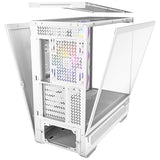 Antec C7 ARGB Blanco, Soporte de GPU RTX 40, 4 Ventiladores ARGB PWM de 120 mm incluidos, refrigeración Vertical, Tipo C de 10 Gbps, Paneles Frontales y Laterales de Vidrio Templado Continuo