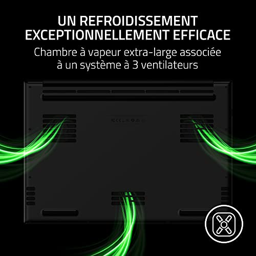 Razer Blade 18 - Ordenador portátil Gaming de 18 Pulgadas - Nvidia RTX 4090 - Intel Core i9-13950HX - Pantalla 18" 240Hz QHD - 32GB RAM DDR5-2TB SSD - Teclado francés AZERTY, Negro