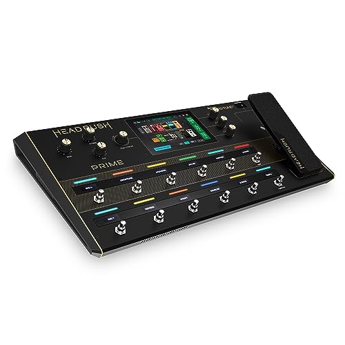 HeadRush Prime - Pedal Multiefectos Guitarra y Voz, Procesador de Modelado con Amp Cloner, Antares Auto-Tune, WiFi, Pantalla Táctil, Looper y Bluetooth