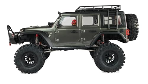 Amewi AMXRock Crosstrail Crawler 4WD 1:10 ARTR, Antracita Metalizada