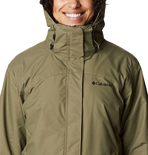 Columbia Bugaboo Fleece Interchange Jacket, Chaqueta De Invierno 3 En 1 para Mujer, Stone Green, Talla XS