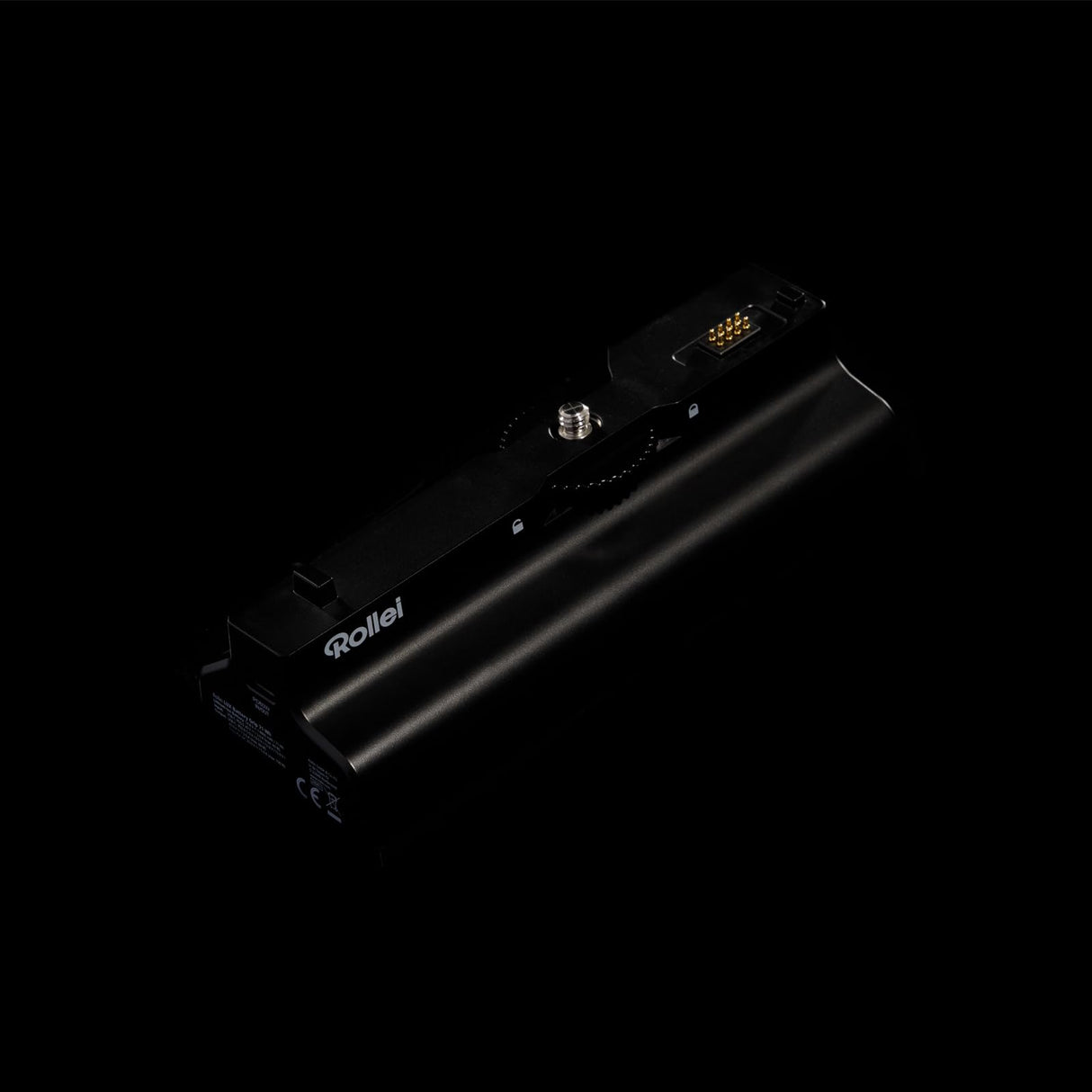 Rollei 71 WH Empuñadura de Batería para Lux 100 Bicolor/Lux 100 RGB/Lux 60, Potente Batería 4800 mAh Diseño Ergonómico con Rosca Universal 1/4"