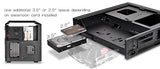 SilverStone SST-ML08B-H - Carcasa de Ordenador Milo Slim HTPC Mini-ITX, con asa, Negro