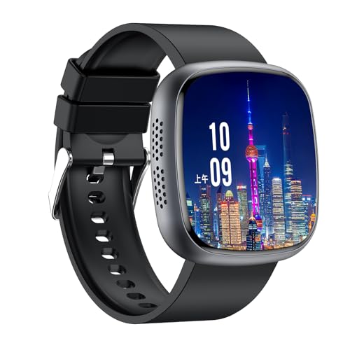 Knauermann Neo 2 (2025) - Negro Rectangular - Reloj Inteligente de Salud, Negro, Höhe: 42mm; Breite: 40mm; Dicke: 10,9mm, Rectangular