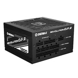 ENERMAX Revolution D.F. 2 ATX Compacto Fuente de Alimentación 80Plus Gold (Totalmente Modular, Cable Plano Cable, Semi-Fanless), ERS1200EWT, Negro