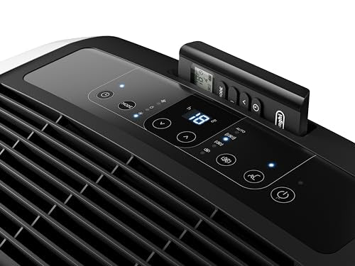 De'Longhi EM Series Pinguino Pac EM93K Silent, Aire Acondicionado Portátil Silencioso, 10.500 BTU/h, 90m3, 2.6 kW, 3 Velocidades, Gas R290, 1105 W, 90 Cubic_Feet, 63 Decibeles, White