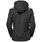 Helly Hansen Mujeres Chaqueta con capucha de capa intermedia W Crew, Negro, XS