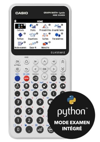 Calculatrice scientifique Casio Graph Math Plus Blanc