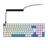 Sharkoon SGK50 S2 PBT Blanco RGB, Gateron GPRO Amarillo