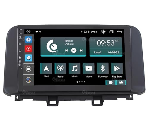 Radio de Coche para Hyundai Kona 2018-2021 Android GPS Bluetooth WiFi USB Dab+ Touchscreen 10" 8core Carplay AndroidAuto