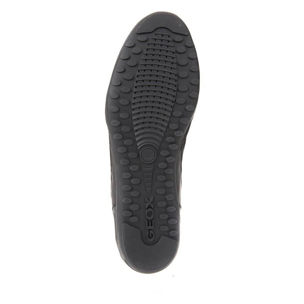 Geox U Wells A, Sneakers para Hombre, Negro (Black), 41 EU